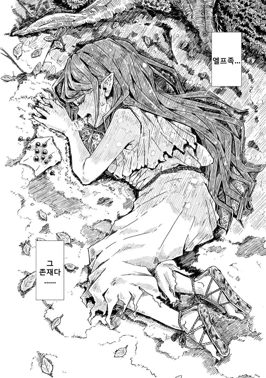 숲에서 만난 엘프와 여행하는 만화_4.webp