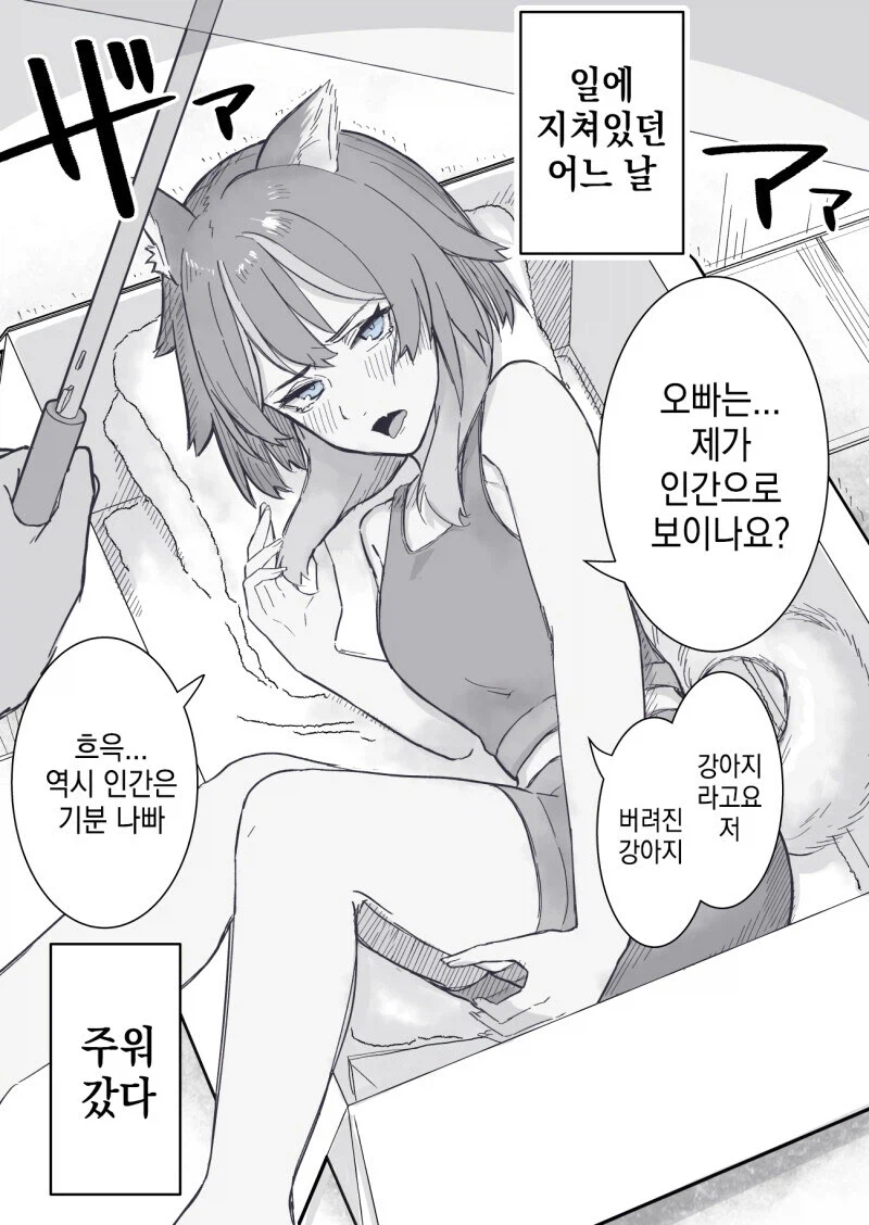 버려진 개가 사람으로 보인다 .manhwa_1.webp