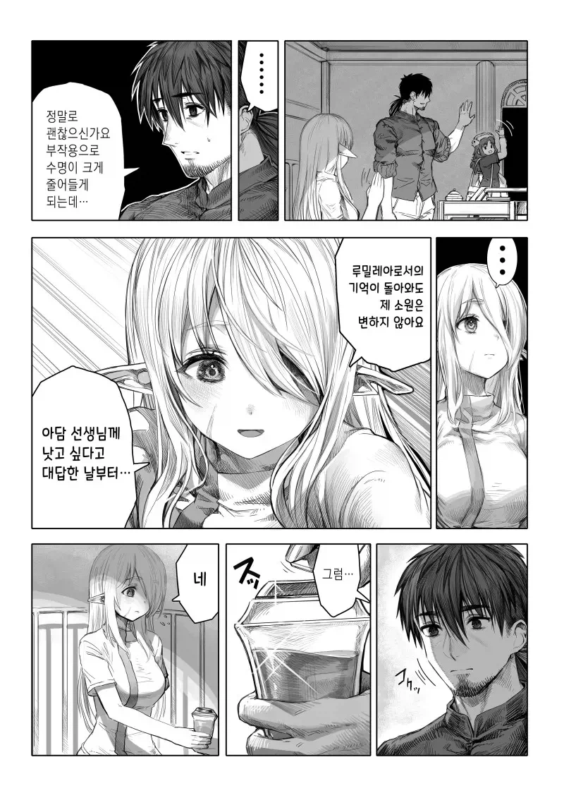 너덜너덜한 엘프와 약장수.....manwha_9.webp