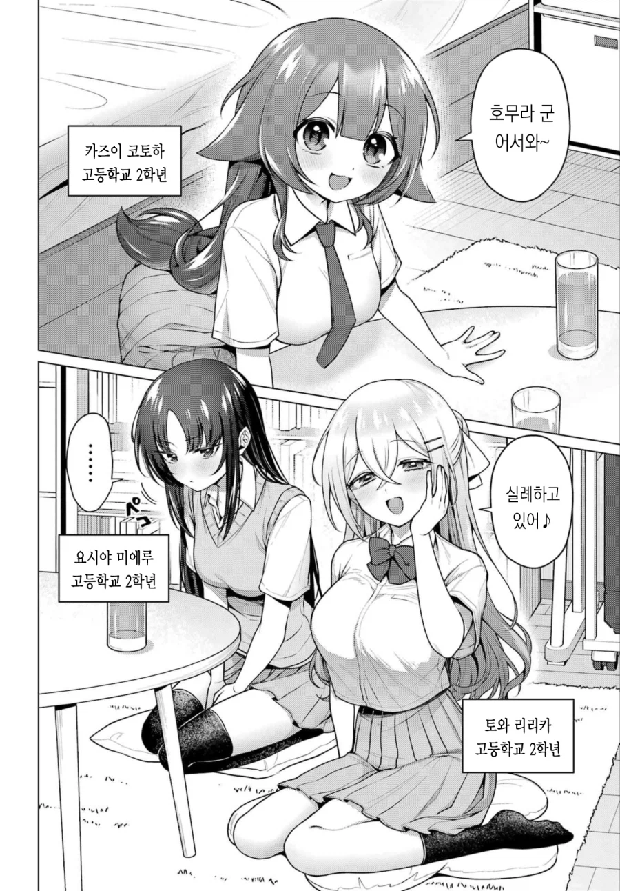 누나들이랑 완벽한 가슴 형태에 대해 논하는 만화_4.webp