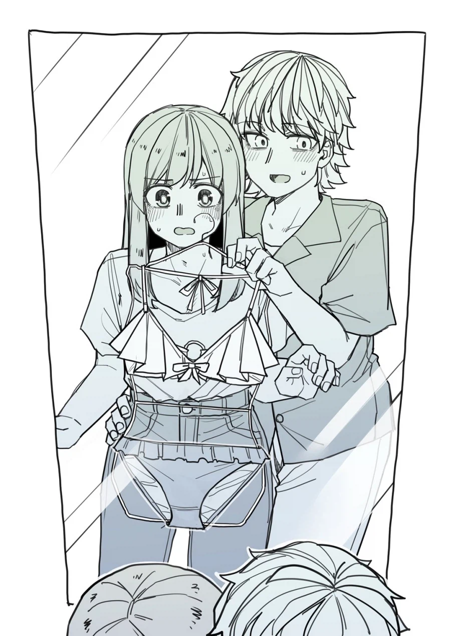 남자친구의 수영복을 골라주는 여자친구.manhwa_1.webp