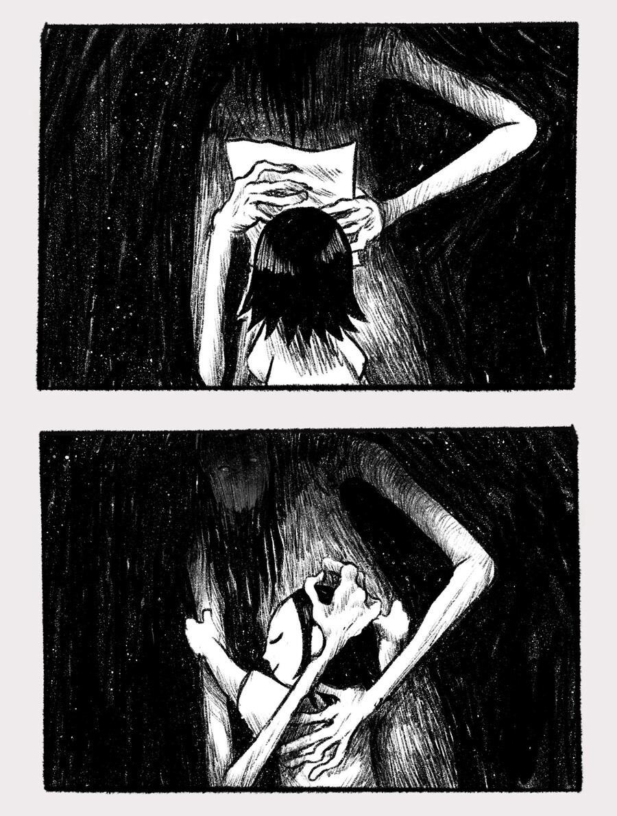 엄마가 귀신인 소녀 만화_2.jpg