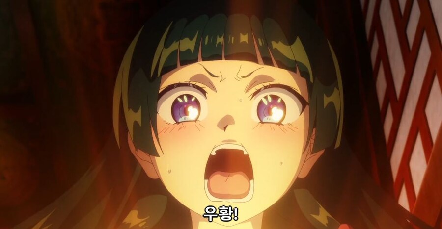 약사의혼잣말) 우황 받고 정신못차리는 마오마오_15.jpg