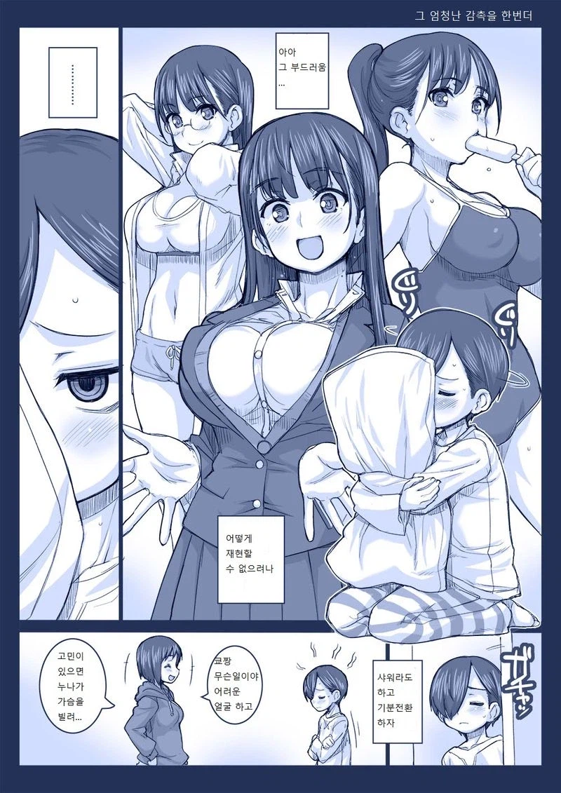 내마위) 이치카와가 누나 가슴에 코박는 만화_3.webp