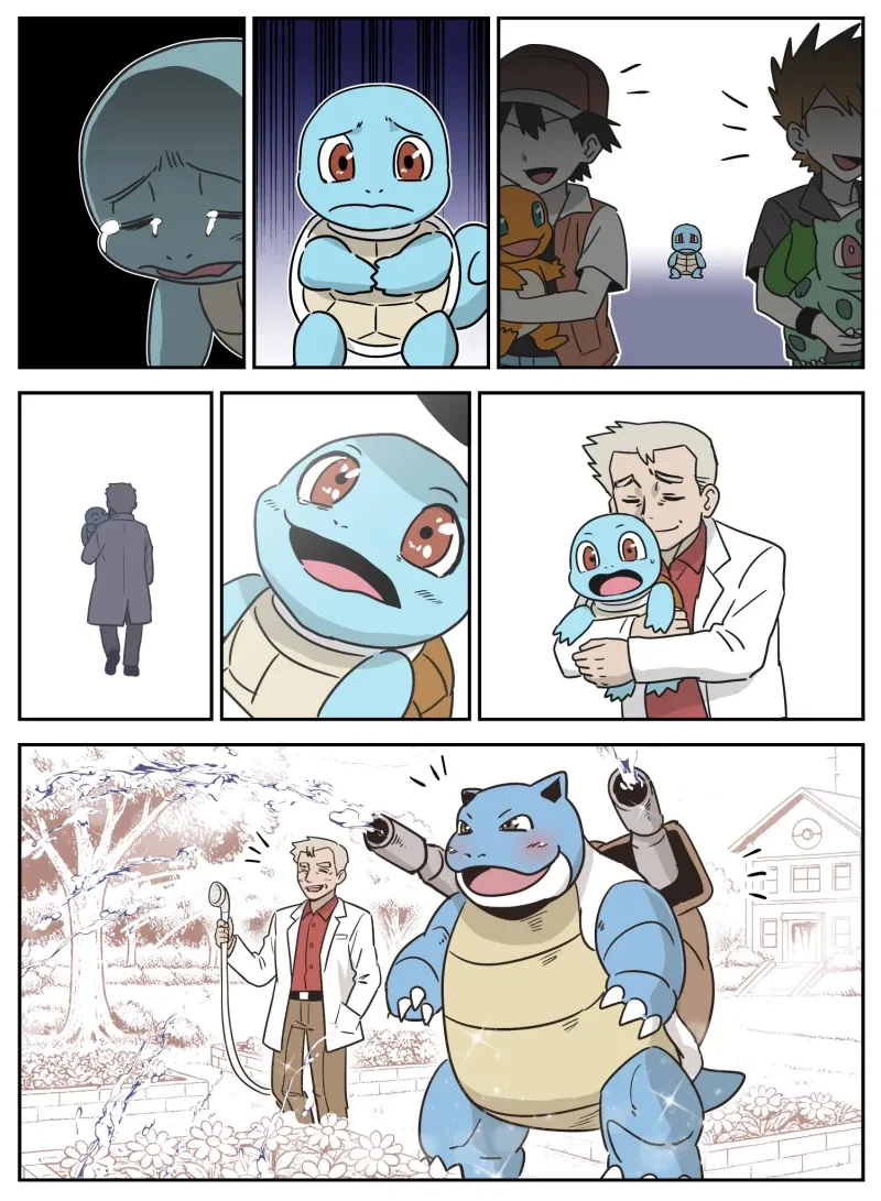 포켓몬)1세대 스타팅 만화 .manwha_1.webp