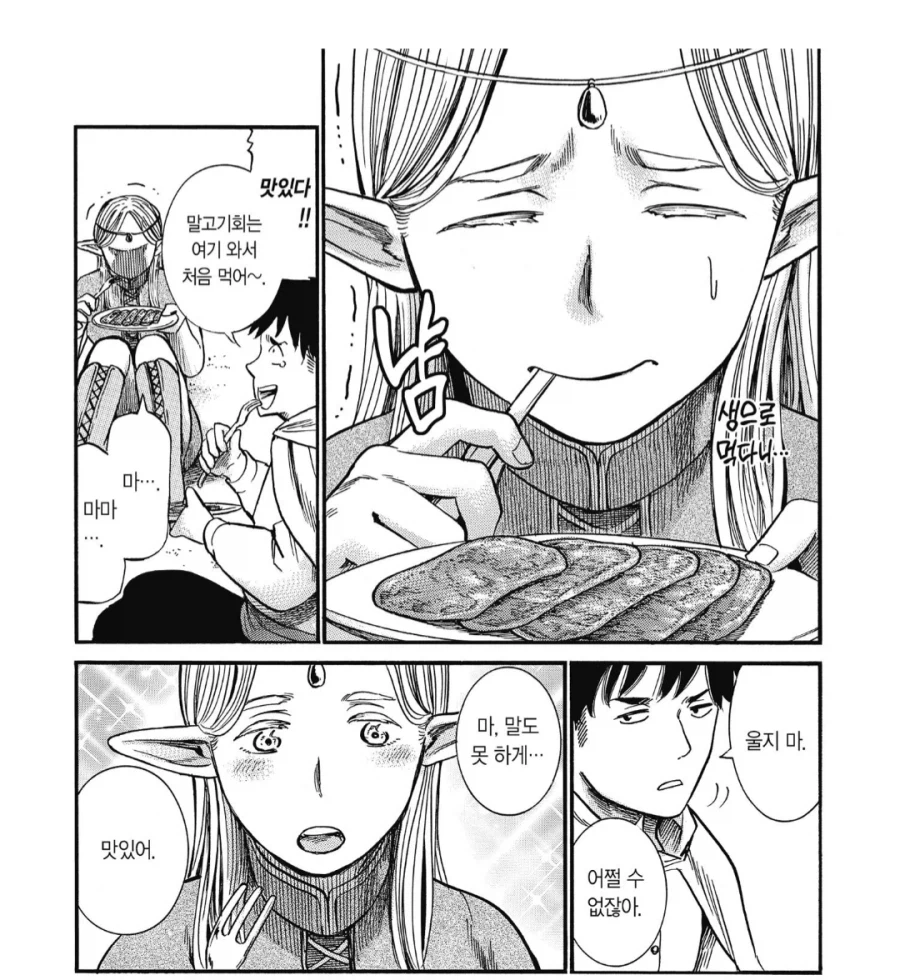 엘프에게 이세계 문화를 쑤셔넣는 이세계인.manhwa_4.webp