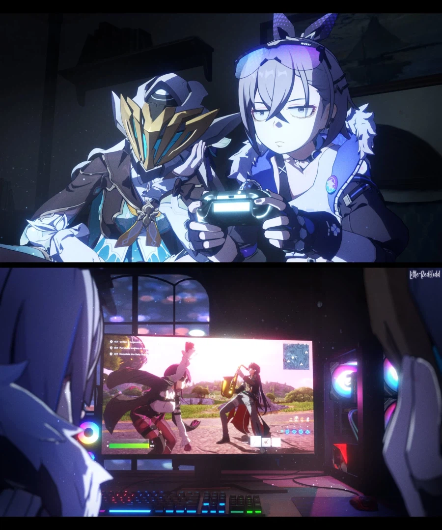 스타레일)포트나이트하는 은랑_1.webp