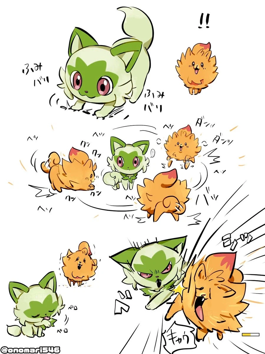 포켓몬) 나오하와 만나버린 포뭉이_1.webp