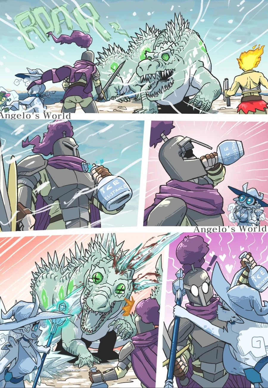 원소의 정령들과 파티를 맺은 용사 만화.comic_5.webp