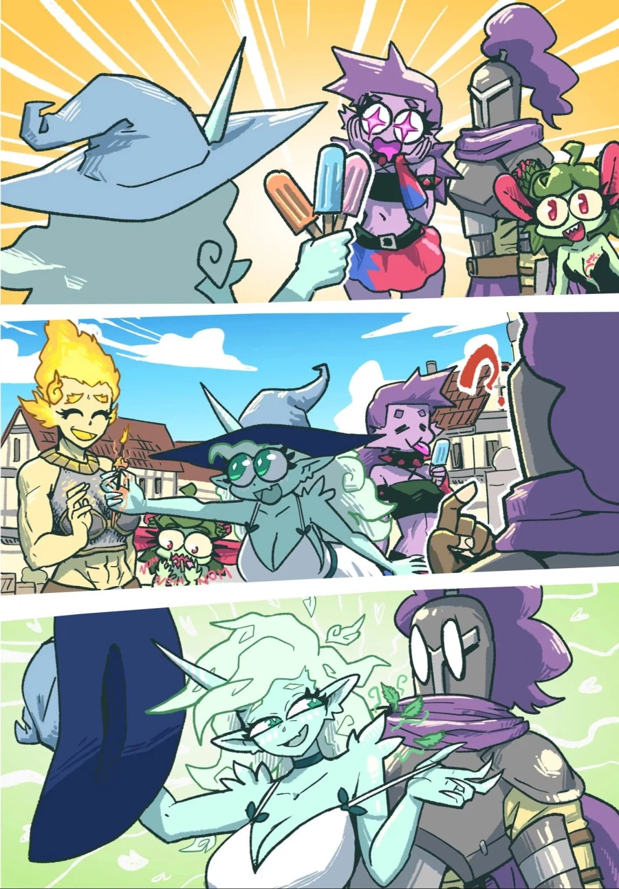 원소의 정령들과 파티를 맺은 용사 만화.comic_8.webp