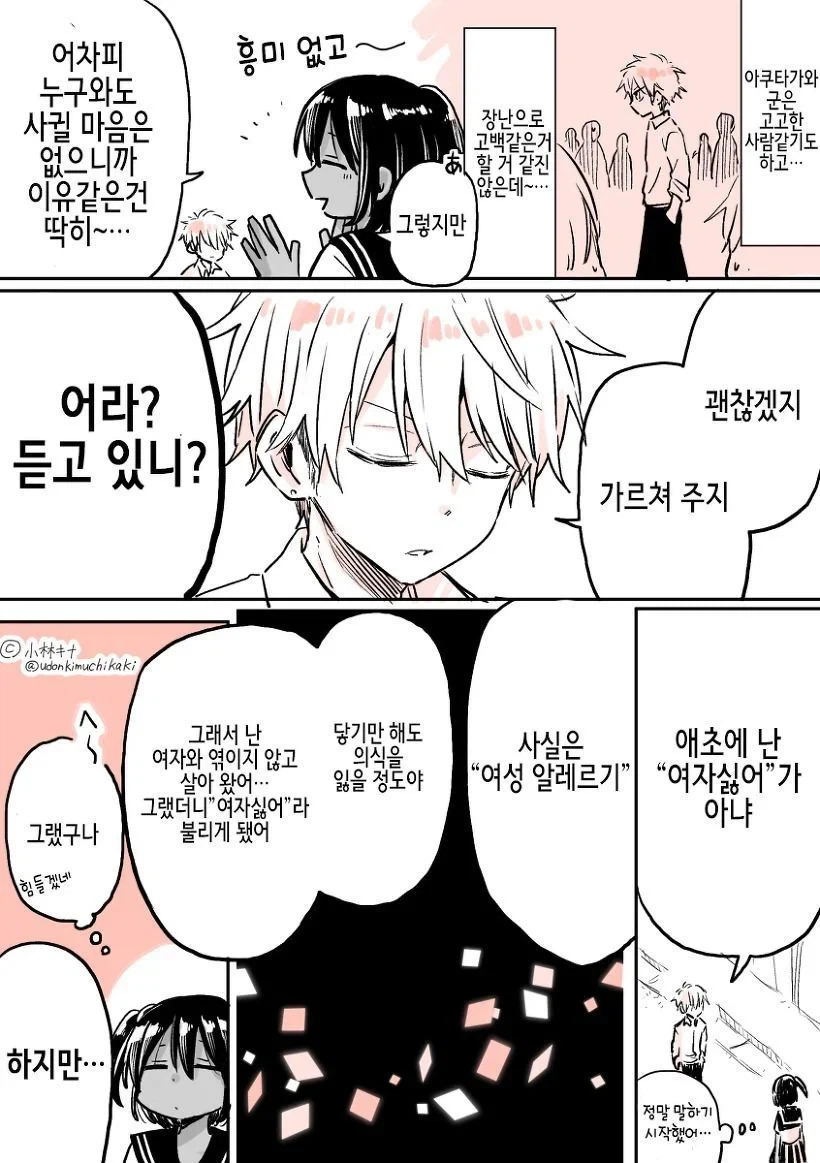 여자를 싫어하는 남학생에게 고백받는 만화_2.webp