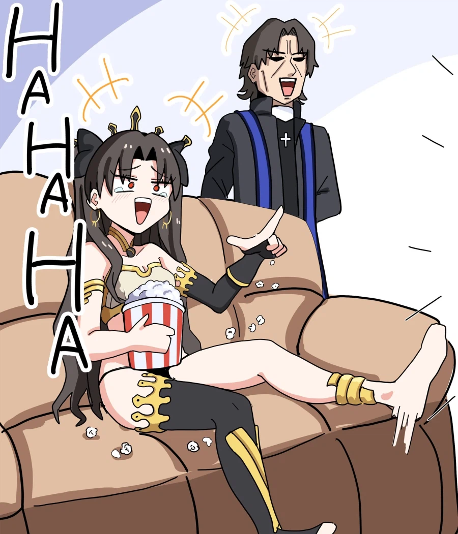 페그오) 페스페 10화를 보는 두 명_1.webp