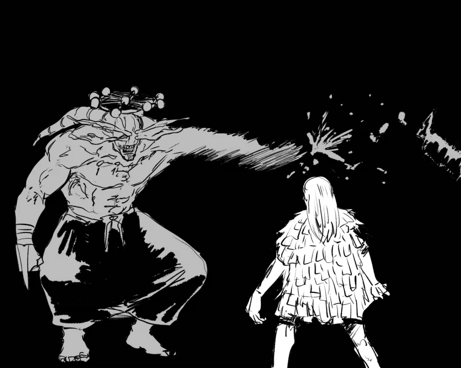 주술회전) 레지에게 큰 기술을 선보이는 메구미_1.webp