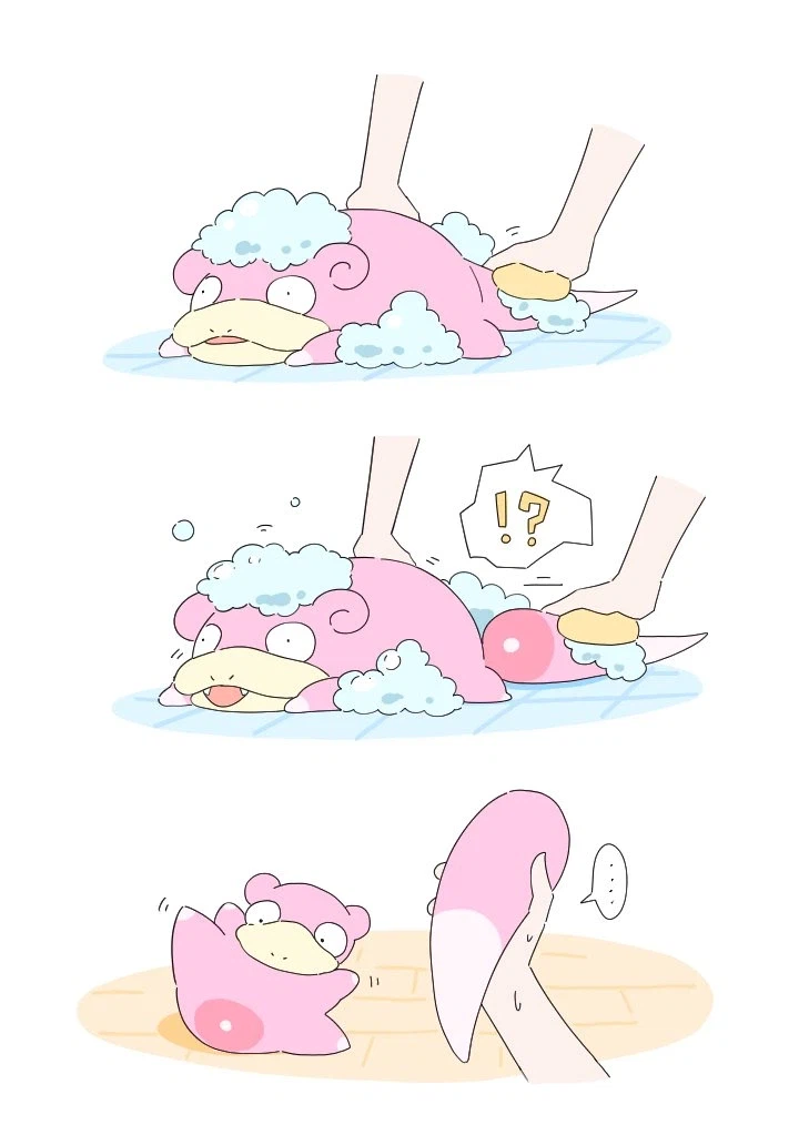 포켓몬)목욕하는 야돈.jpg_1.webp