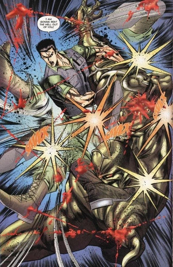 홍콩판 바이오하자드 만화에서 묘사된 레드필드 남매_7.webp