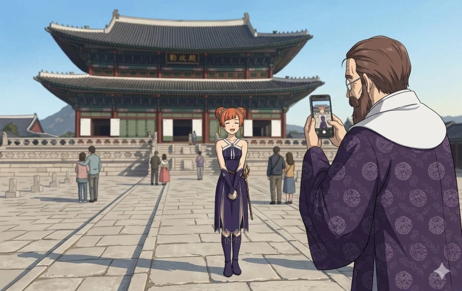 프리렌) 할아버지랑 손녀의 여행(AI)_3.webp