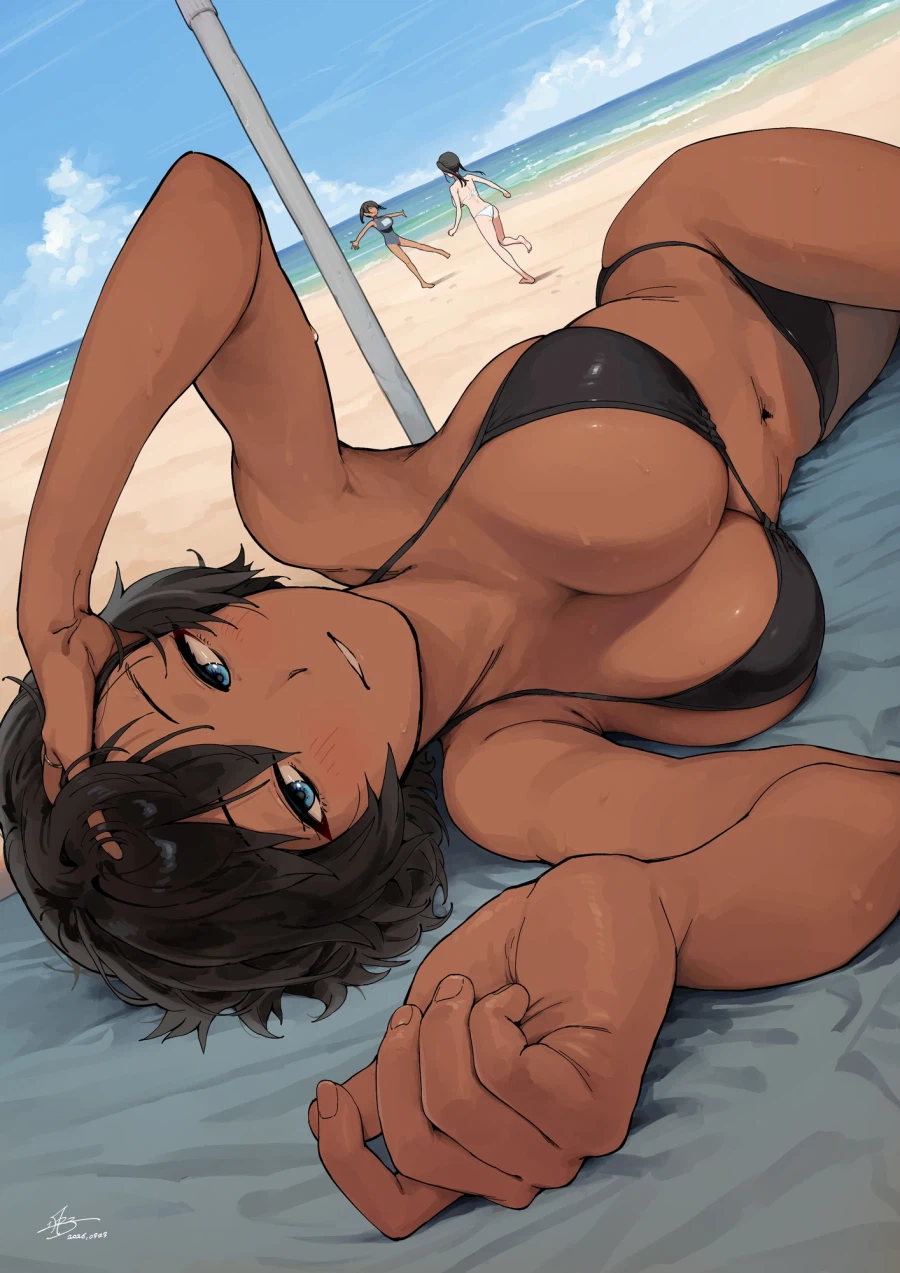 빅찌찌 태닝 톰보이 유부녀_1.webp