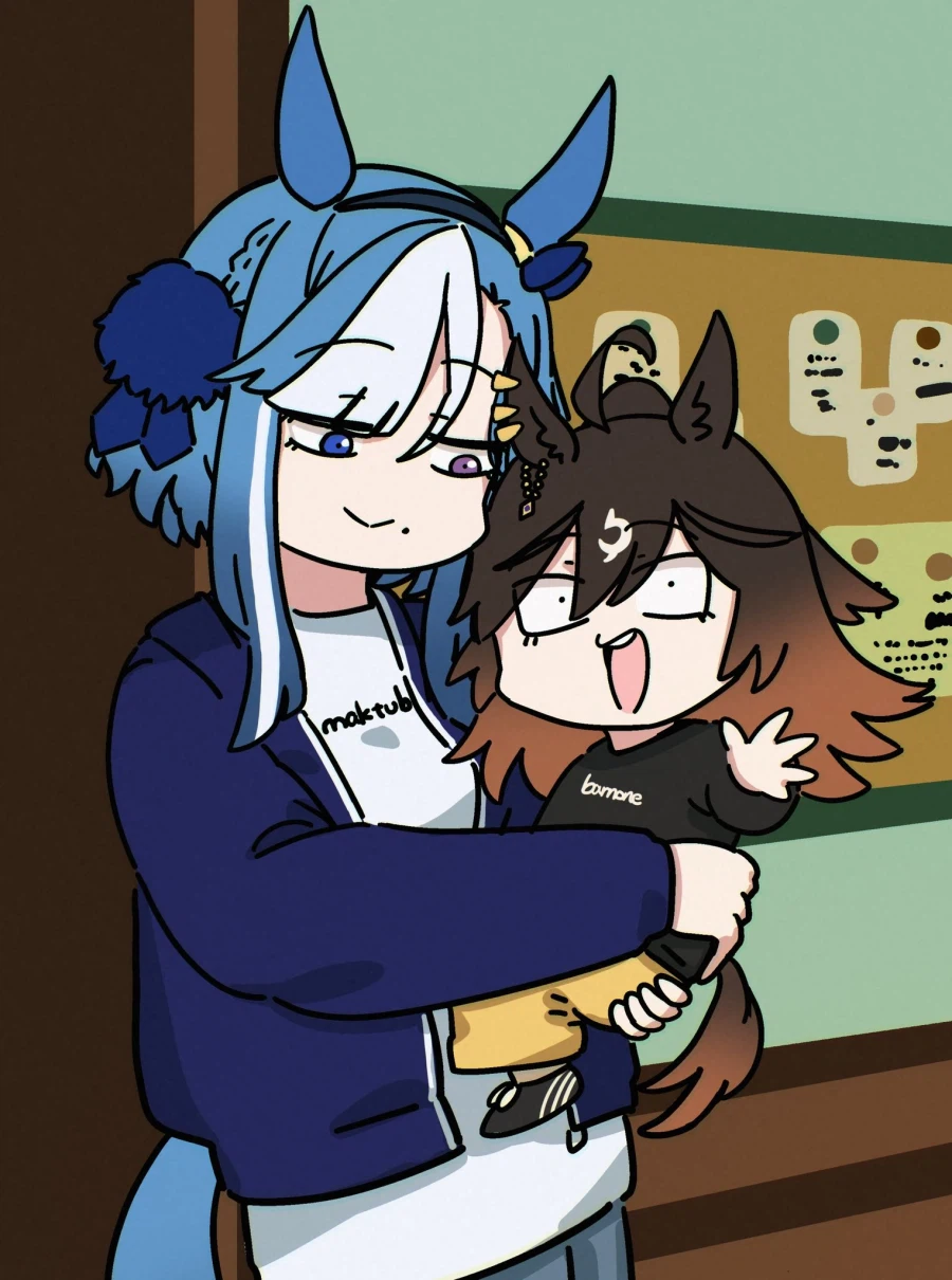 말딸) 고증에 의거한 모자지간 팬아트._1.webp