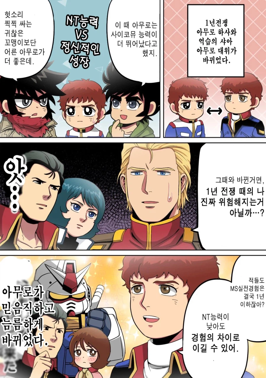 건담) 1년전쟁 당시와 아무로와 역샤의 아무로가 바뀌었다_2.webp