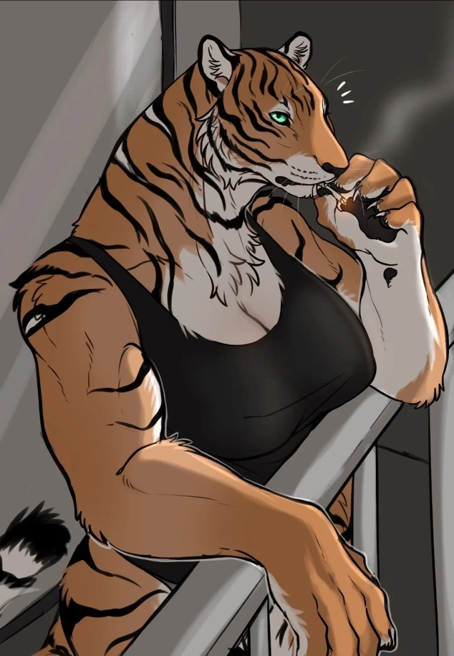 ㅍㄹ) 가슴이 대단한 호랑이 수인 manhwa_12.webp