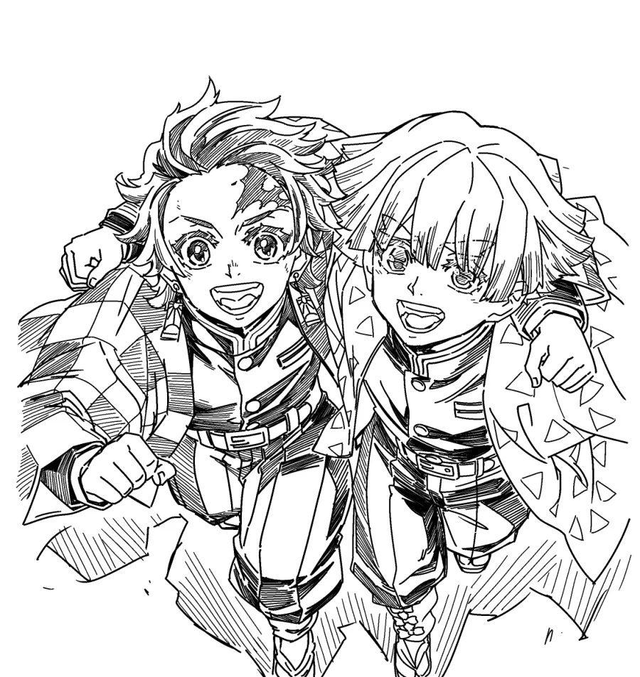 유녀전기 코믹스 작가가 그린 다른 만화 캐릭터들_1.webp