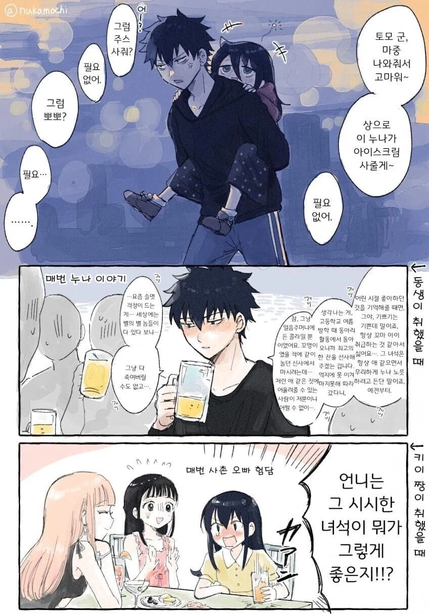 현실 남매 사이를 잘 표현한 만화_2.webp