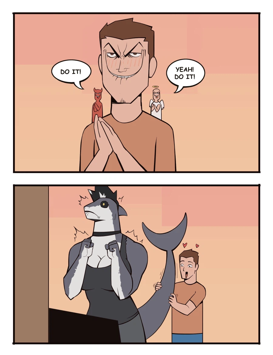 평범한 후타나리 상어여친 만화_4.webp