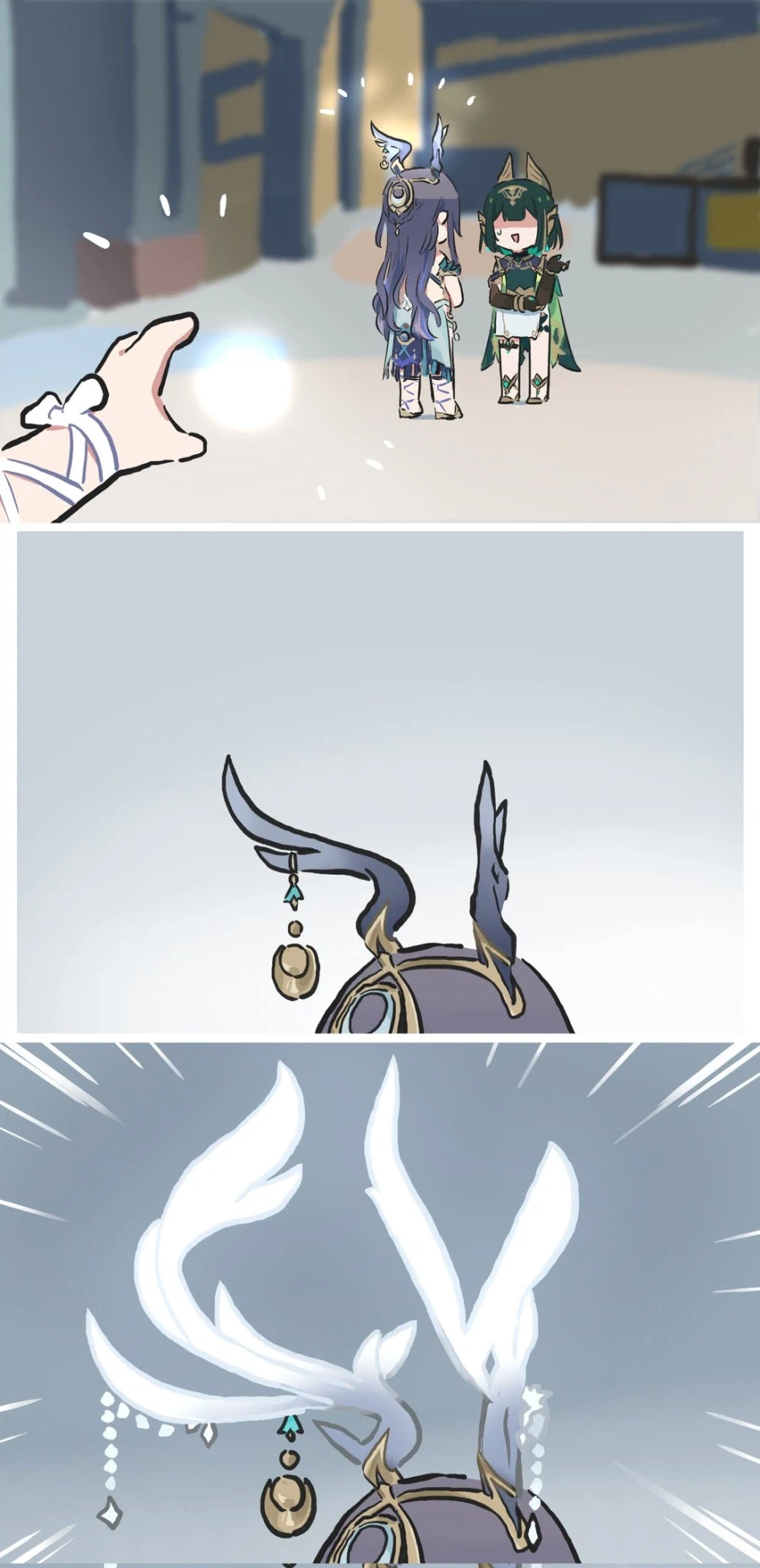 원신) 네페르 위로 몸을 겹친 라우마_2.webp