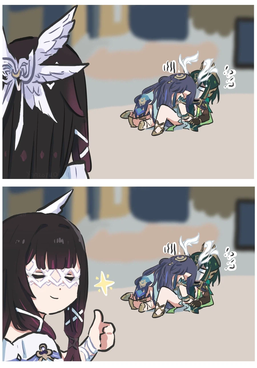 원신) 네페르 위로 몸을 겹친 라우마_4.webp