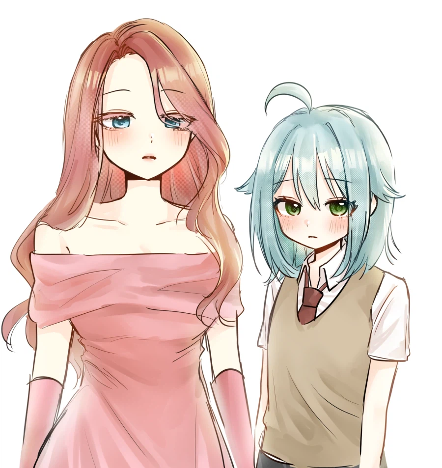 고수위 망상변태 GL세계관에 빙의한 영애 만화_1.webp