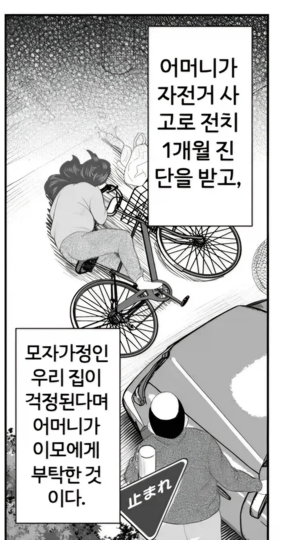 절대 굴복하지 않는, 기 쎄고 키 큰 이모.manwha_5.webp