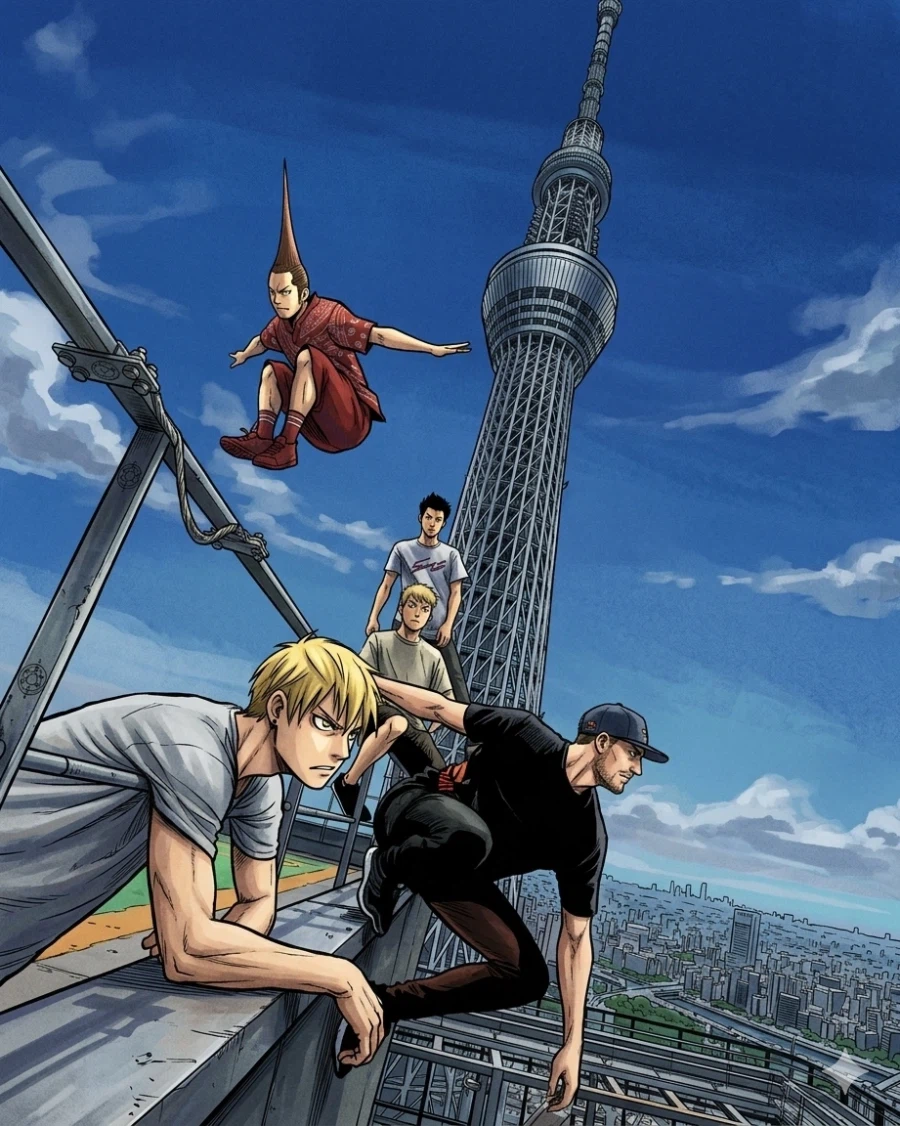 소년만화 최종결전 직전 표지 같은 사진을 제미나이한테 만져 달라고 해 보았다_2.webp