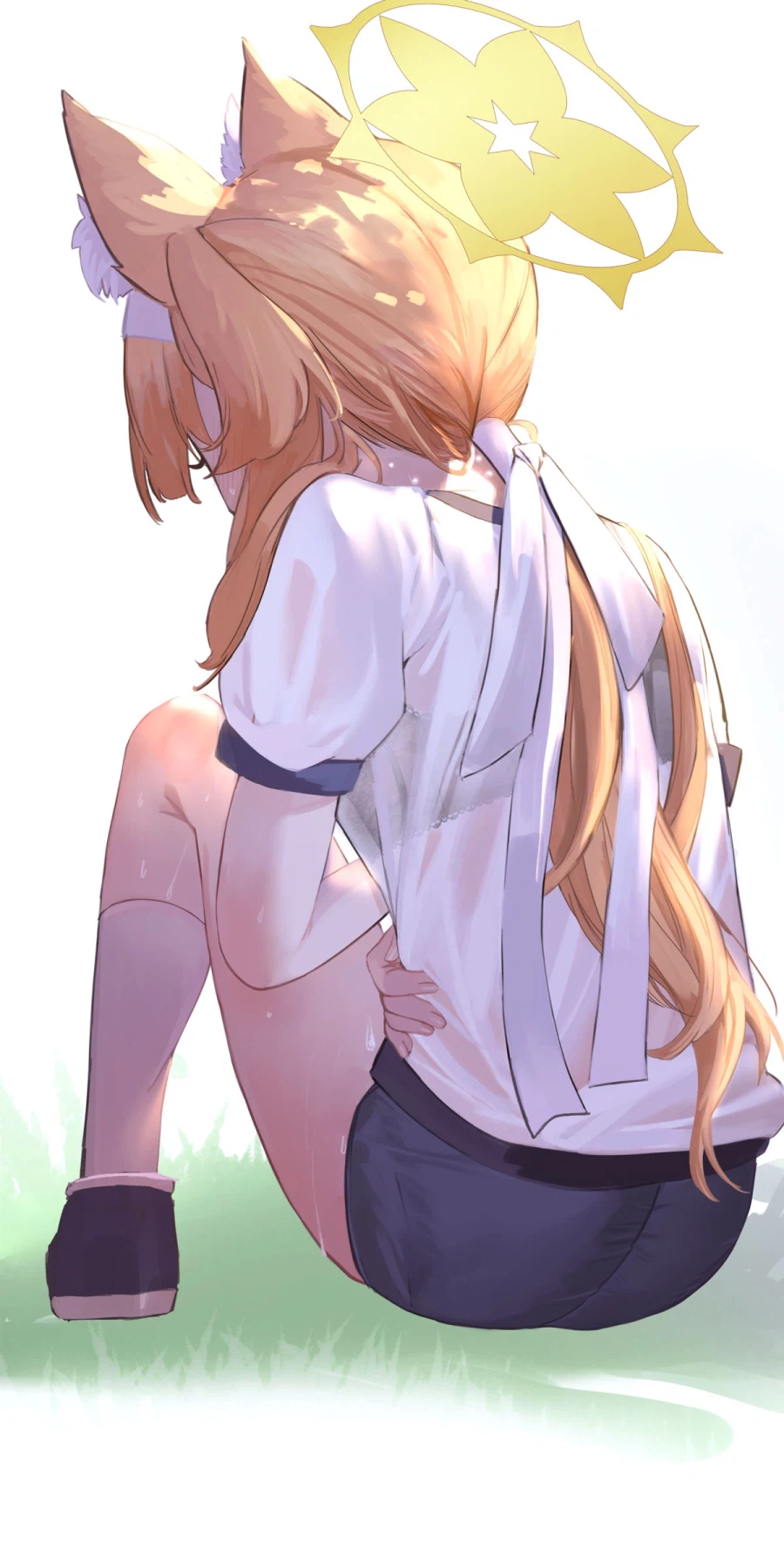 블루아카) 흠뻑 젖어버린 마리_1.webp