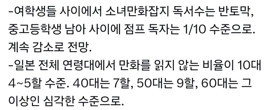 일본 만화의 저연령층 독자 이탈_2.webp