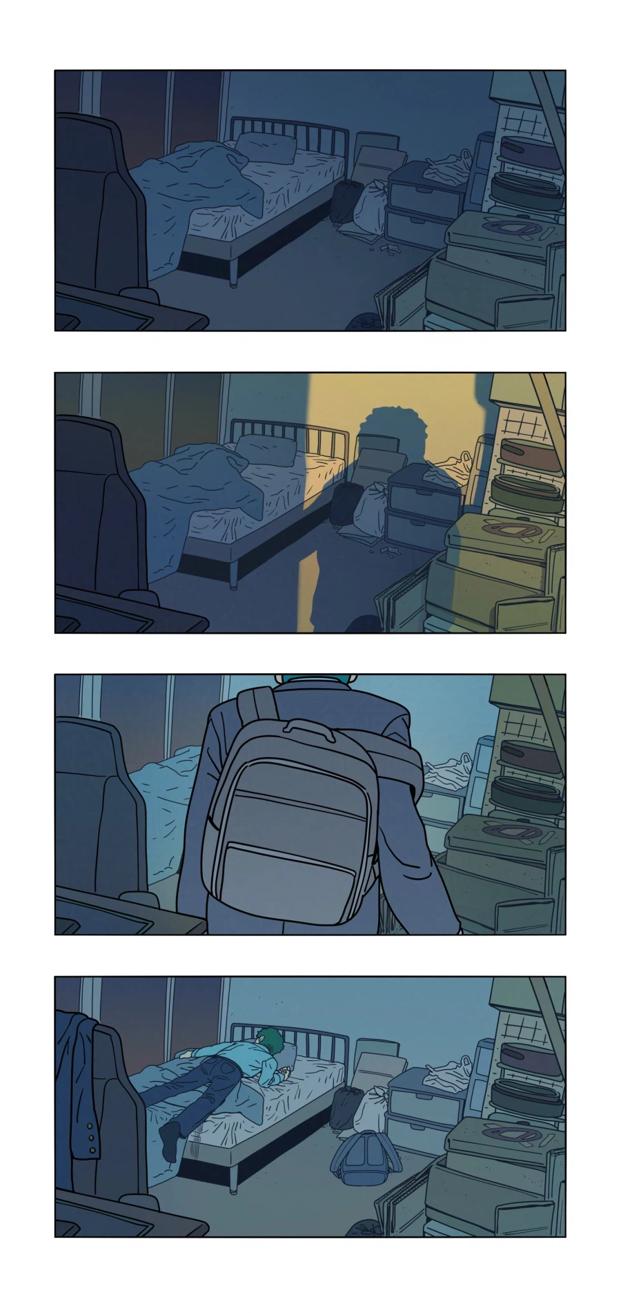 침대 밑을 청소 해주는 서큐버스 친구.manga_2.webp