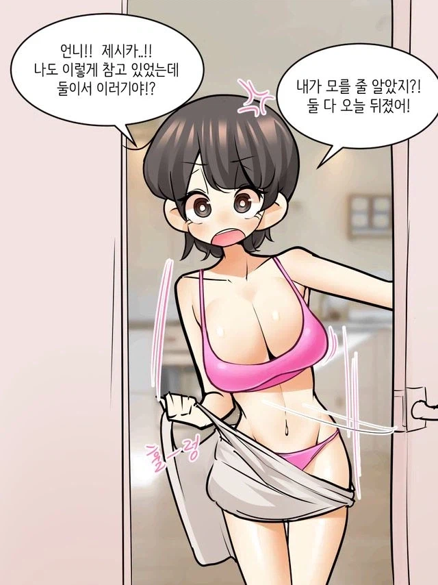 연인인 언니가 외국인 여자를 집에 데려온 만화_13.webp