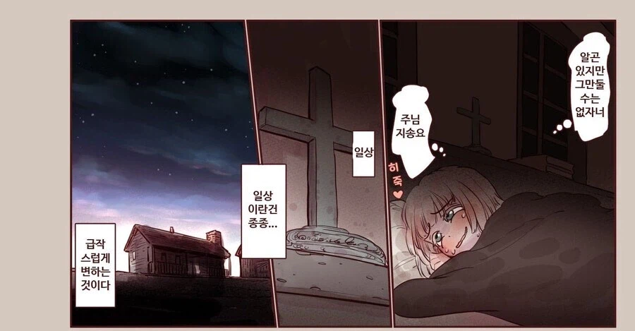 부모님이 외출한 동안 집 지키는 남매 만화_8.webp