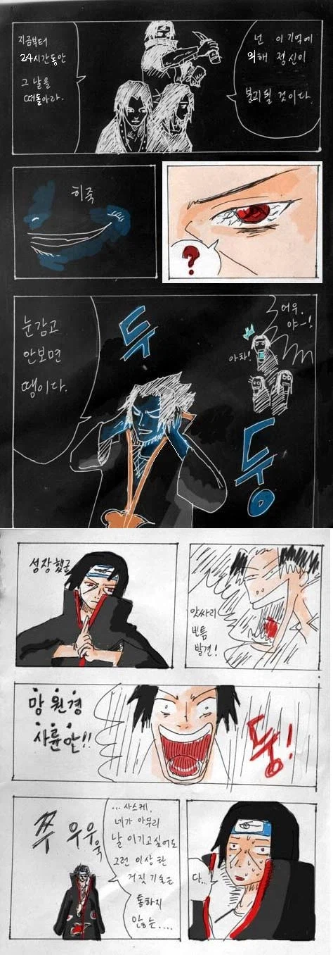 나루토) 고대 팬만화 망원경 사륜안_4.webp