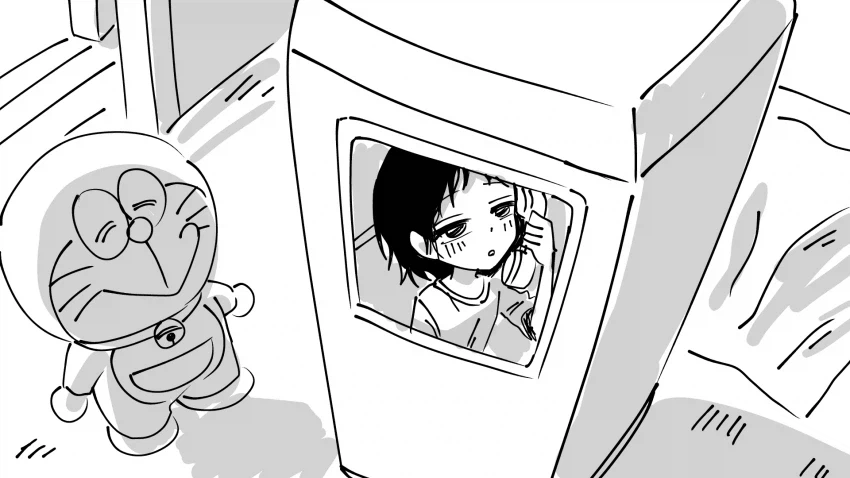 [타코피의원죄] 시즈카가 도라에몽을 만났다면?_4.webp