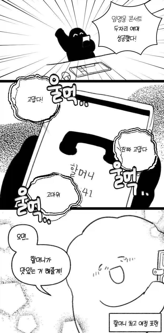 할머니랑 같이 임영웅 콘서트 간 manhwa._2.webp