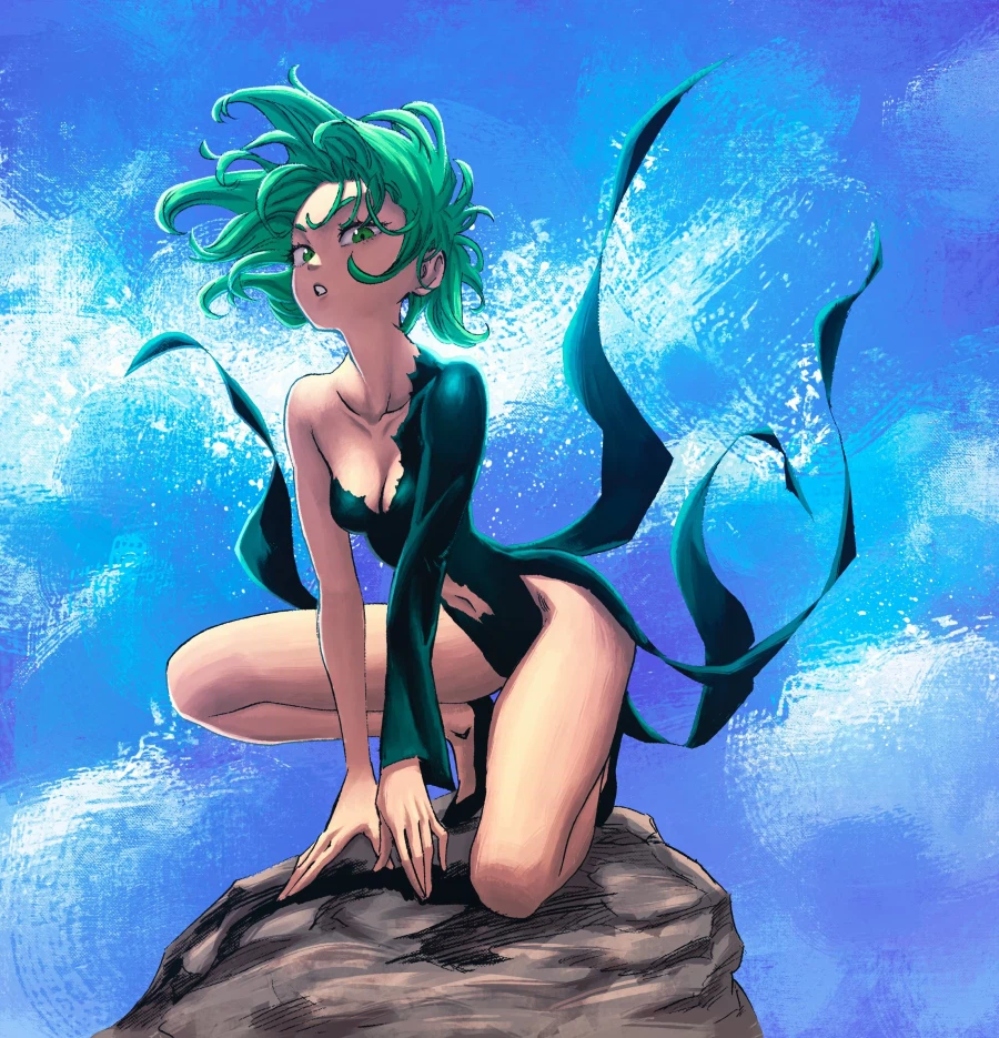 [원펀맨] 리메이크 타츠마키 일러스트 모우다가 안건데_2.webp