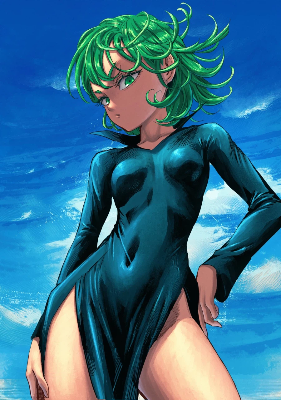 [원펀맨] 리메이크 타츠마키 일러스트 모우다가 안건데_5.webp