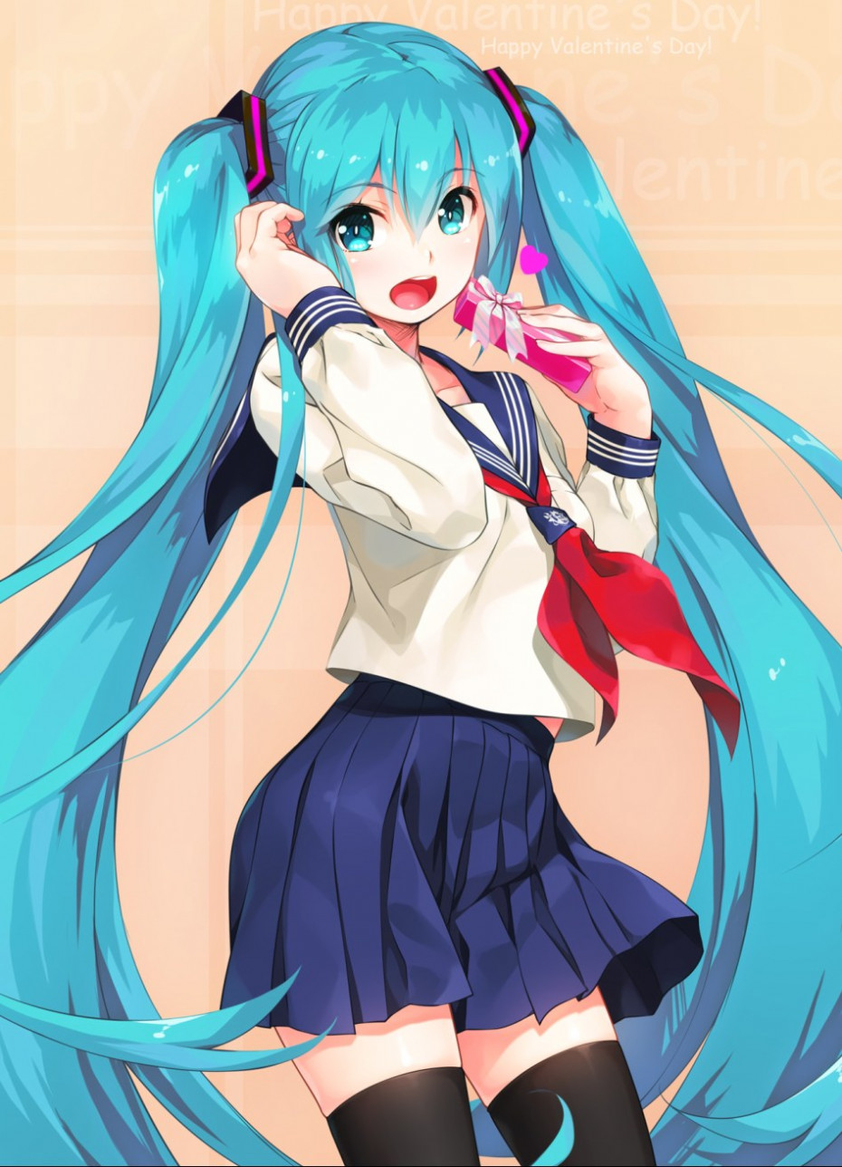 yande.re 384231 hatsune_miku seifuku thighhighs valentine vocaloid wacchi.jpg