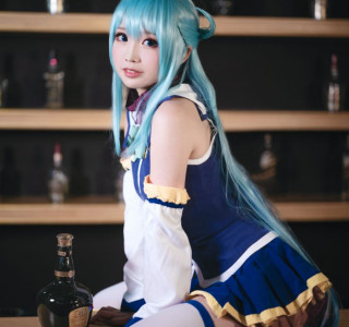 원작구현이 잘된 아쿠아 코스프레.manga