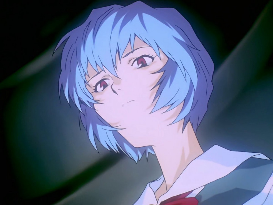Rei Ayanami looking at YOU but is clearly disgusted : r/evangelion