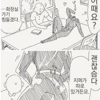 약후?) 투명인간이 전신 슈트 입는 만화