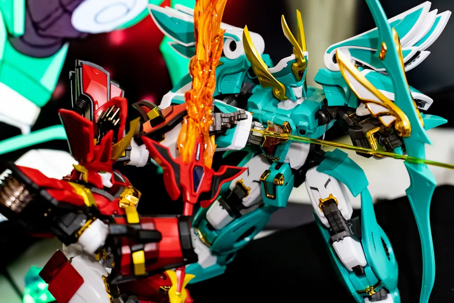 [모데로이드] 도막사라무! 번개전사 피닉스! 완성했다._11.webp