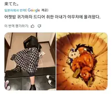 회식하고 꽐라… 아니 야무치가 된 마누라.jpg