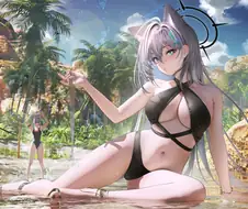 블루아카) 동탄 해수욕장