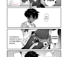 흑젖백젖) 스타킹으로 퐁듀해먹는 만화